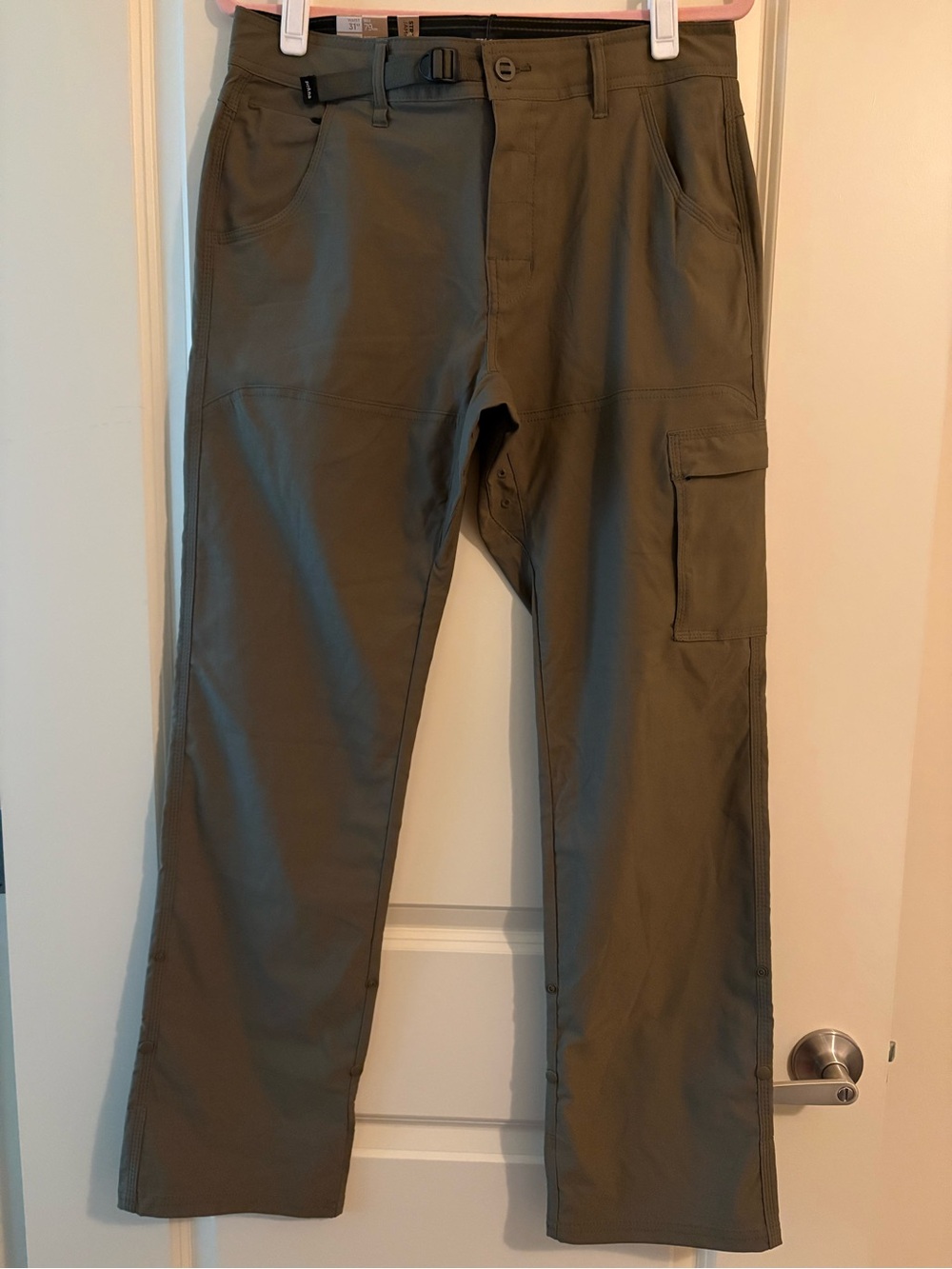 NWT Men’s prAna Stretch Zion Pant II Slate Green 31x32 Relaxed Fit